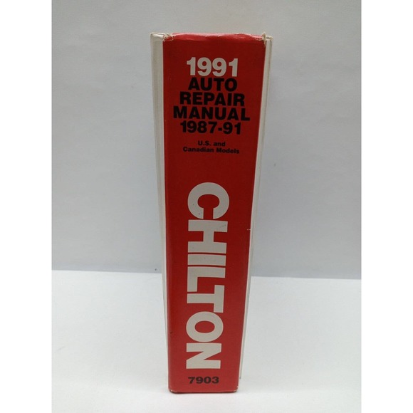 Chiltons Original Auto Repair Manual 1987-1991 No 7903 - Picture 2 of 3